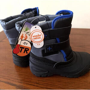 Wonder Nation Weather Rated -5 Degrees Snow Sz 11 Skid Resistant Boy Winter Boot